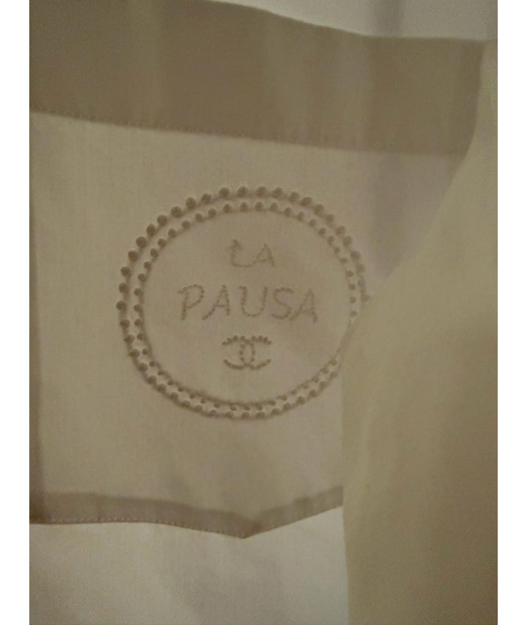 CHANEL Белая хлопковая рубашка, фото 3