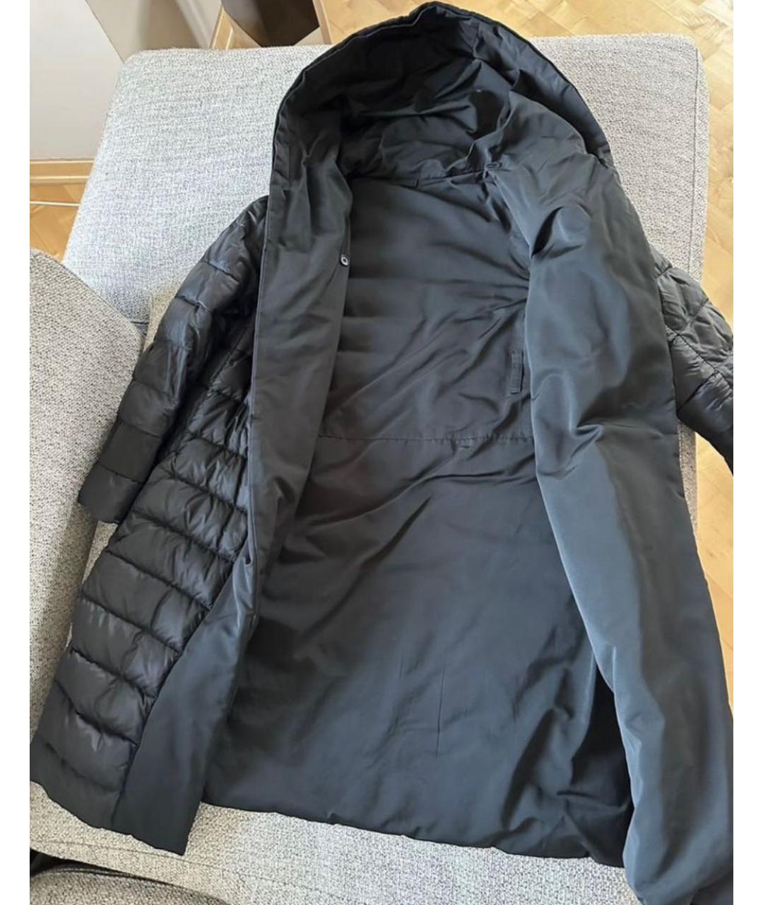 MAX MARA STUDIO Черный пуховик, фото 3