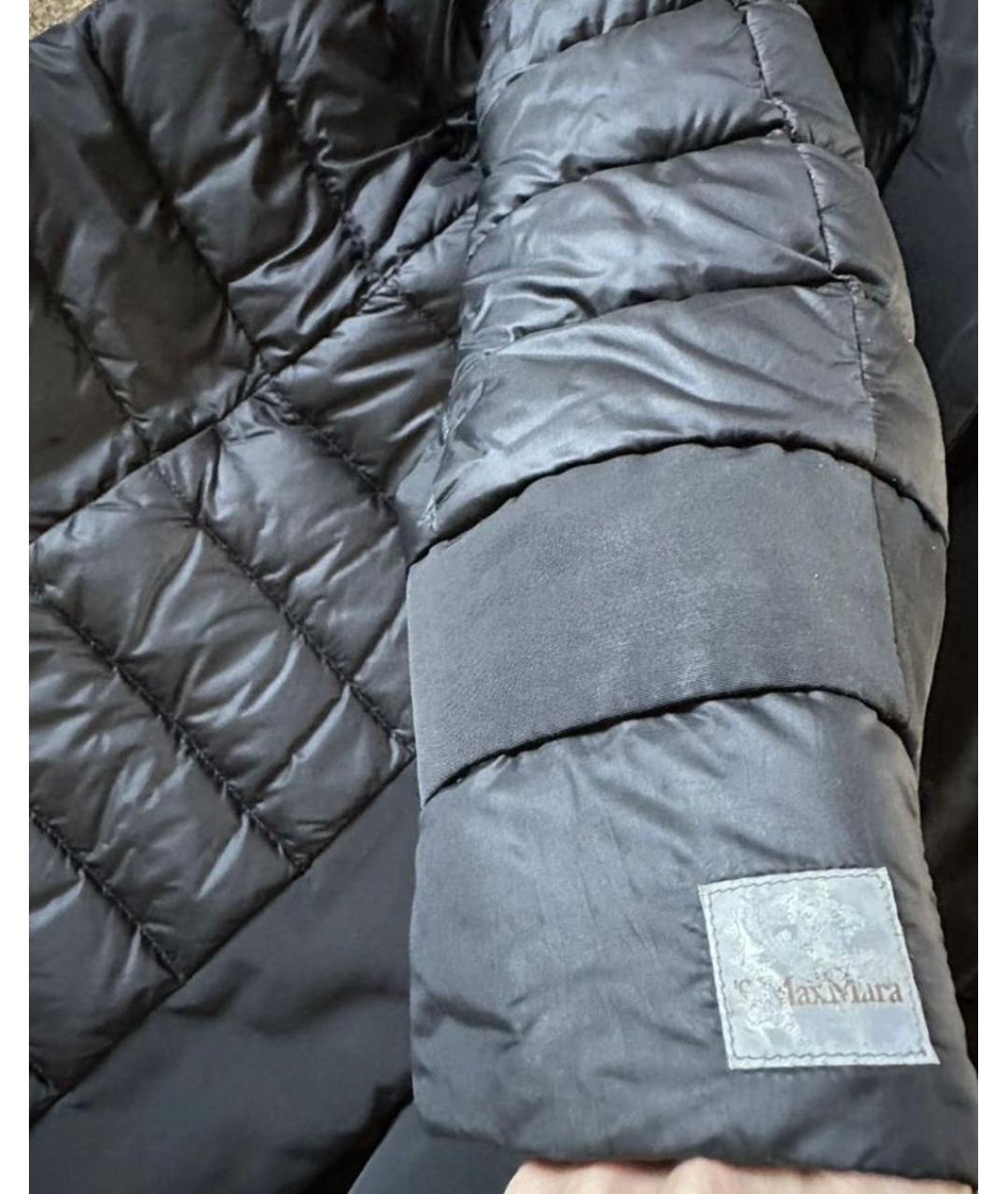 MAX MARA STUDIO Черный пуховик, фото 7