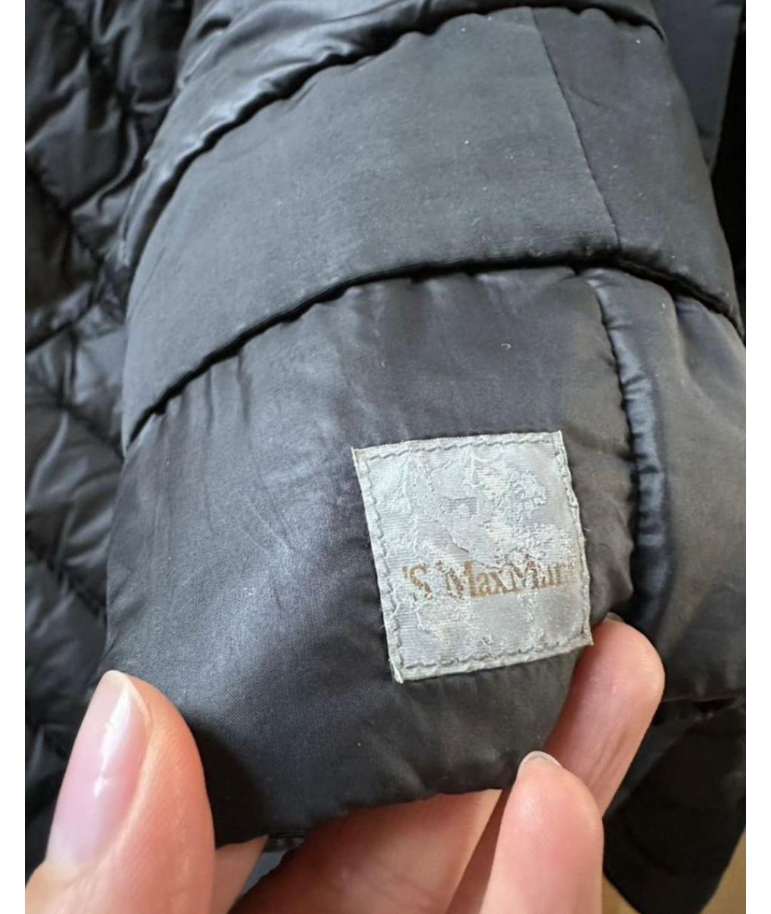 MAX MARA STUDIO Черный пуховик, фото 6