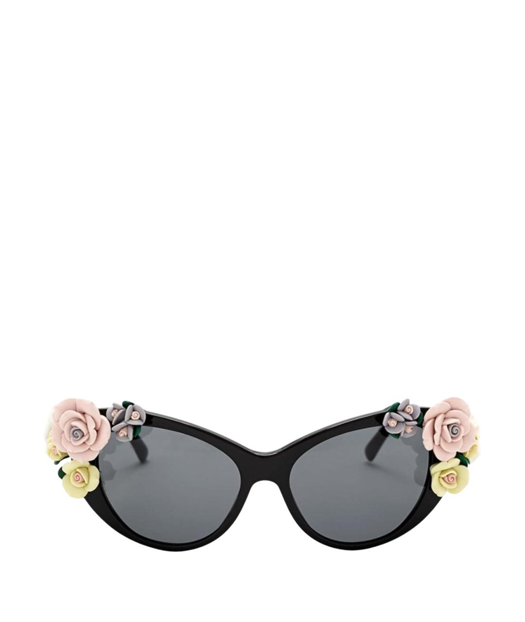 DOLCE&GABBANA Черные солнцезащитные очки, фото 1