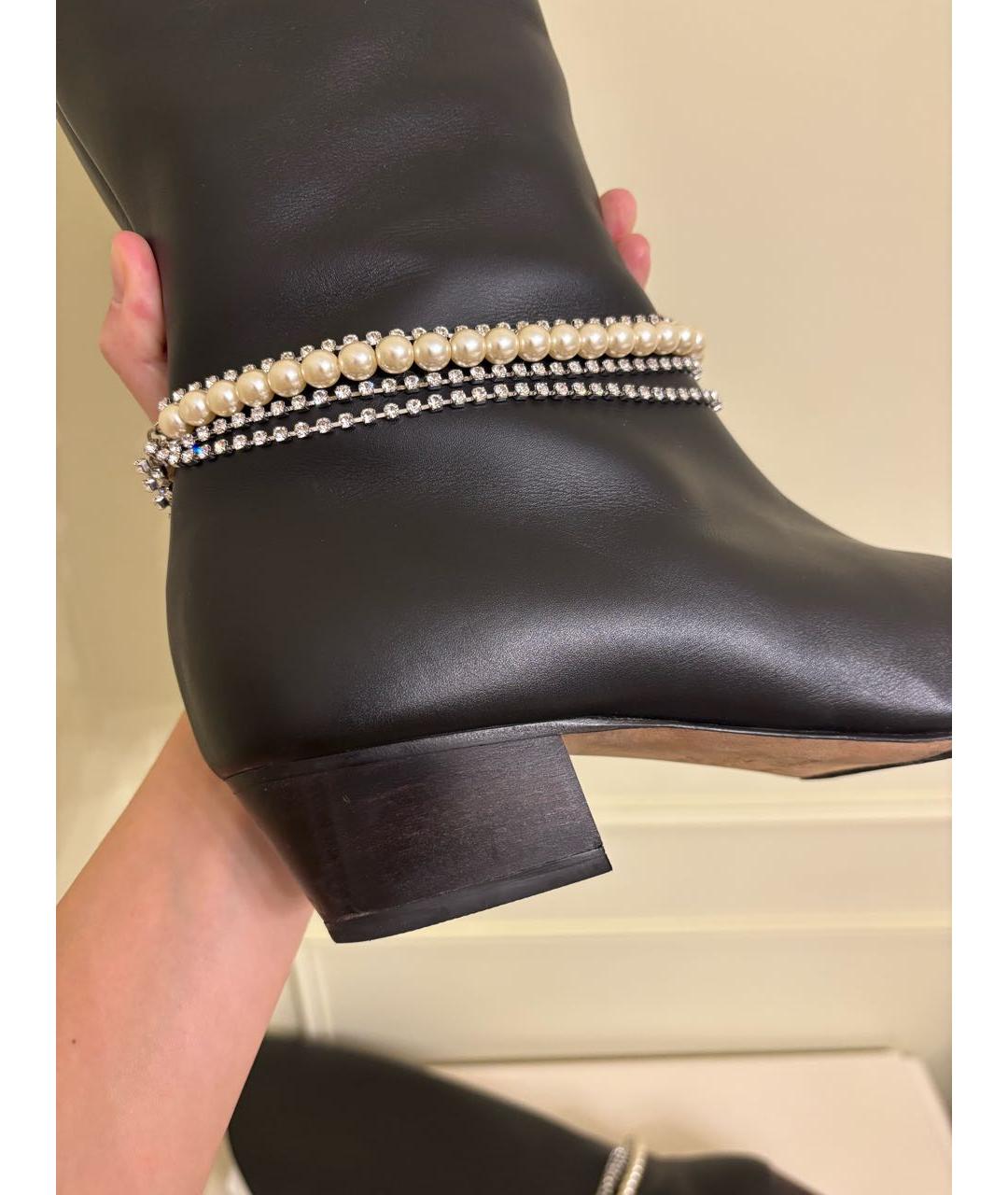 MAGDA BUTRYM Черные кожаные сапоги, фото 7