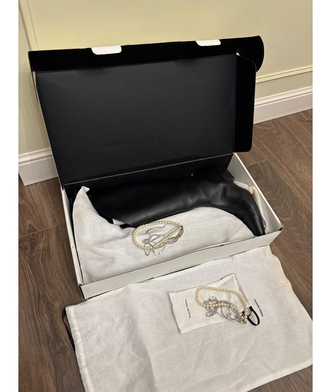 MAGDA BUTRYM Черные кожаные сапоги, фото 6