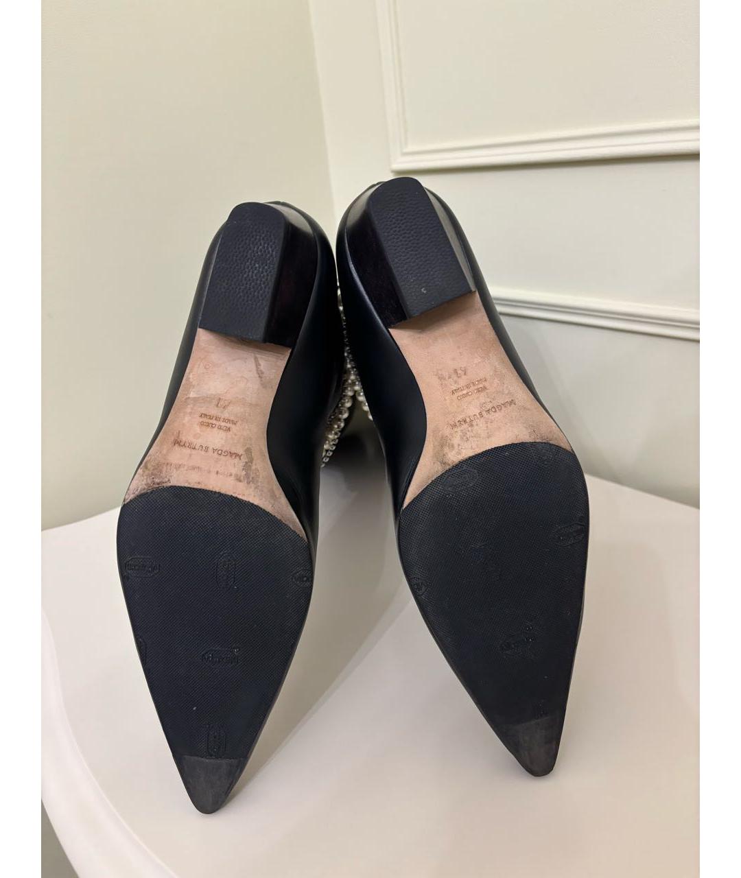 MAGDA BUTRYM Черные кожаные сапоги, фото 8