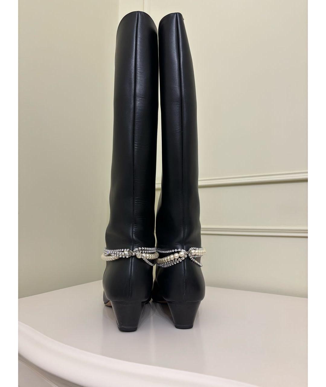 MAGDA BUTRYM Черные кожаные сапоги, фото 4