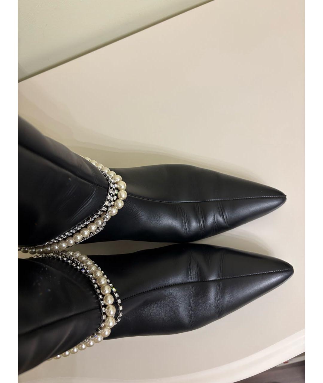 MAGDA BUTRYM Черные кожаные сапоги, фото 3