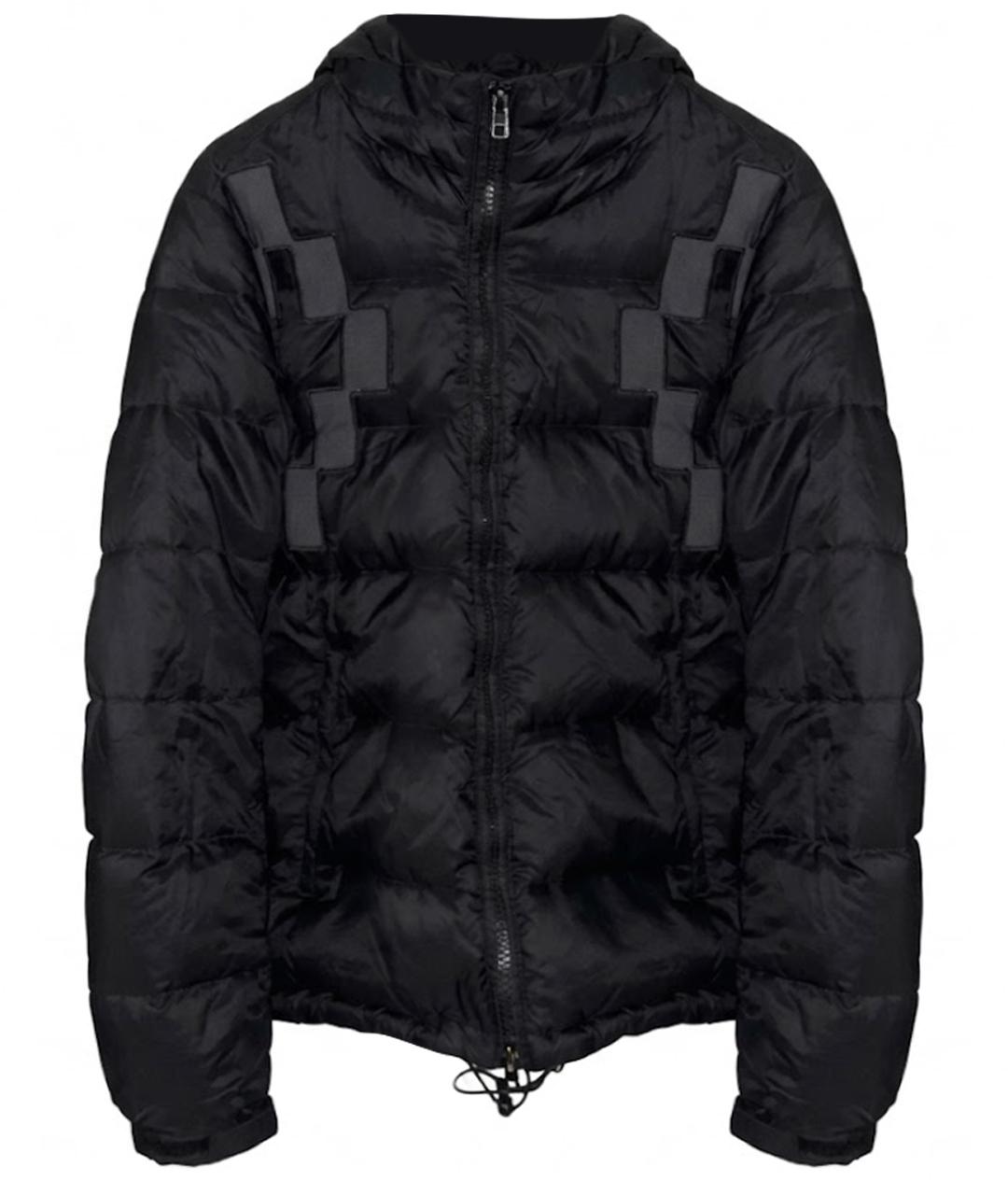 MARCELO BURLON Черный пуховик, фото 1
