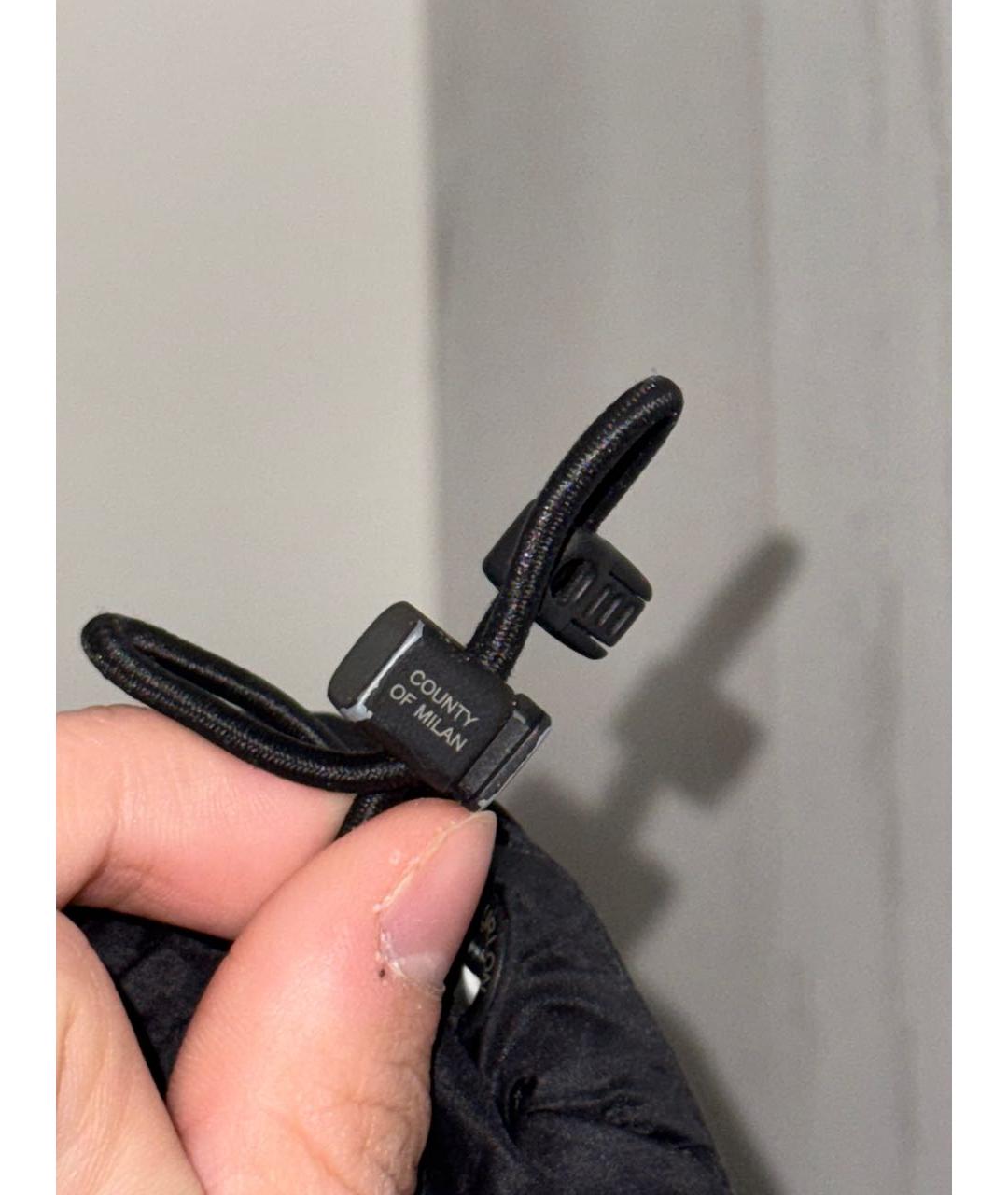 MARCELO BURLON Черный пуховик, фото 8