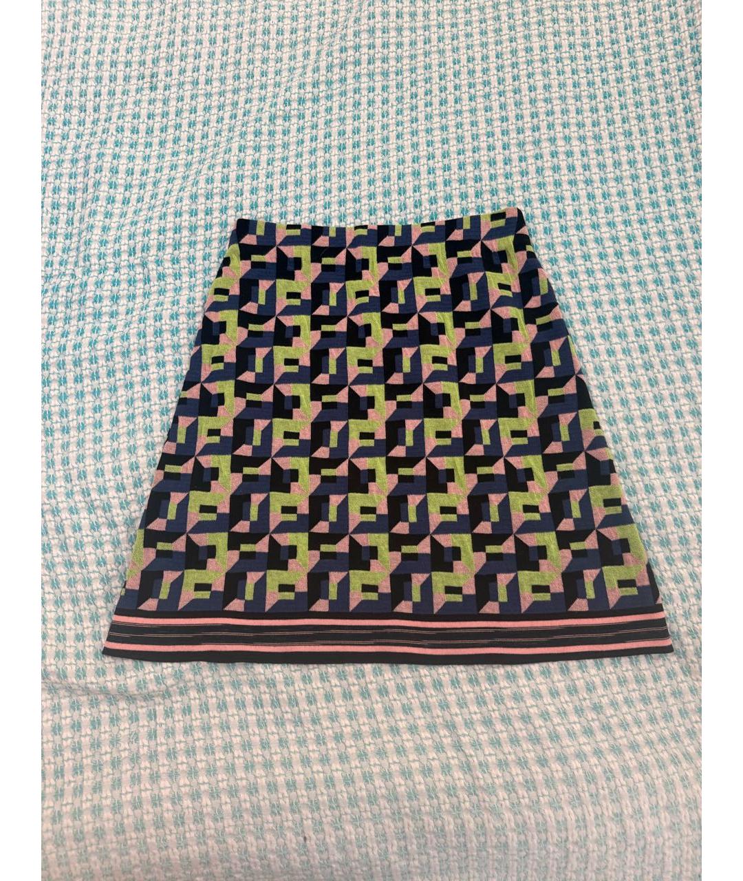 M MISSONI Мульти хлопковая юбка миди, фото 6