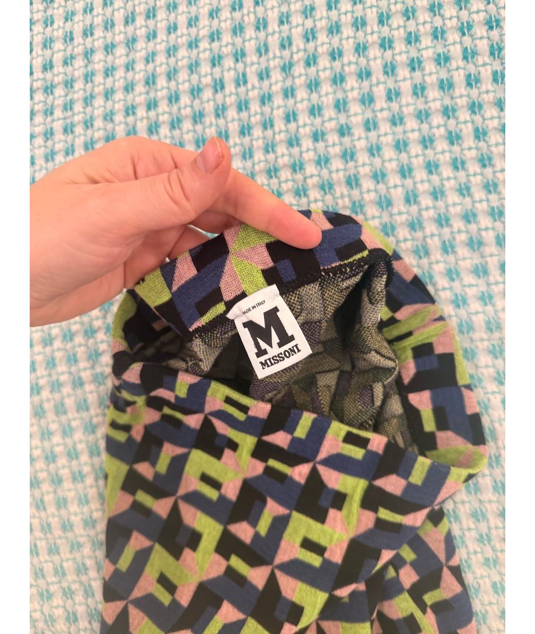 M MISSONI Мульти хлопковая юбка миди, фото 2