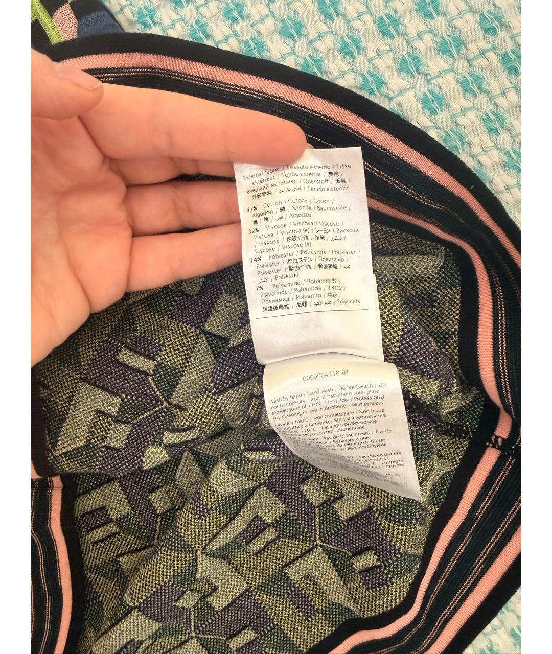 M MISSONI Мульти хлопковая юбка миди, фото 5