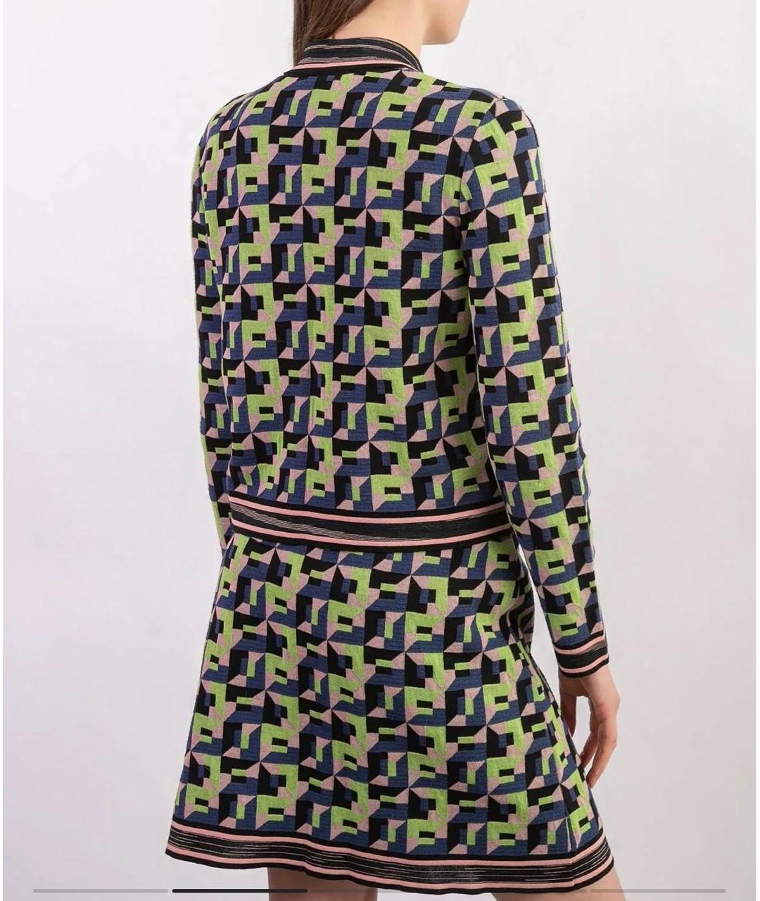 M MISSONI Мульти хлопковая юбка миди, фото 8