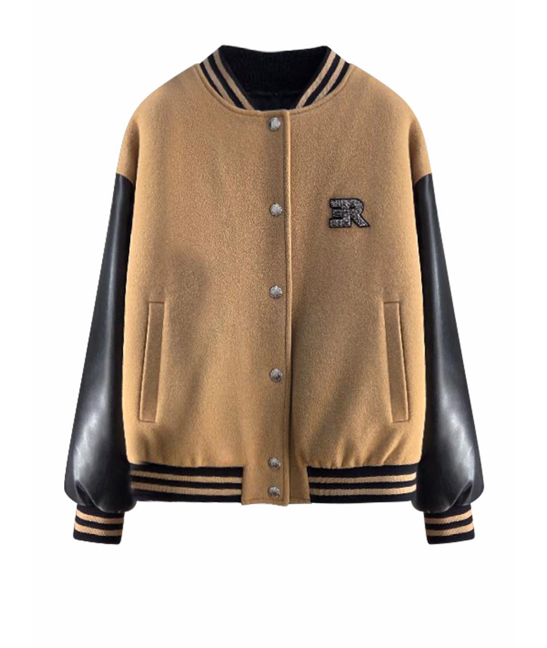 ERMANNO FIRENZE Бежевая шерстяная куртка, фото 1