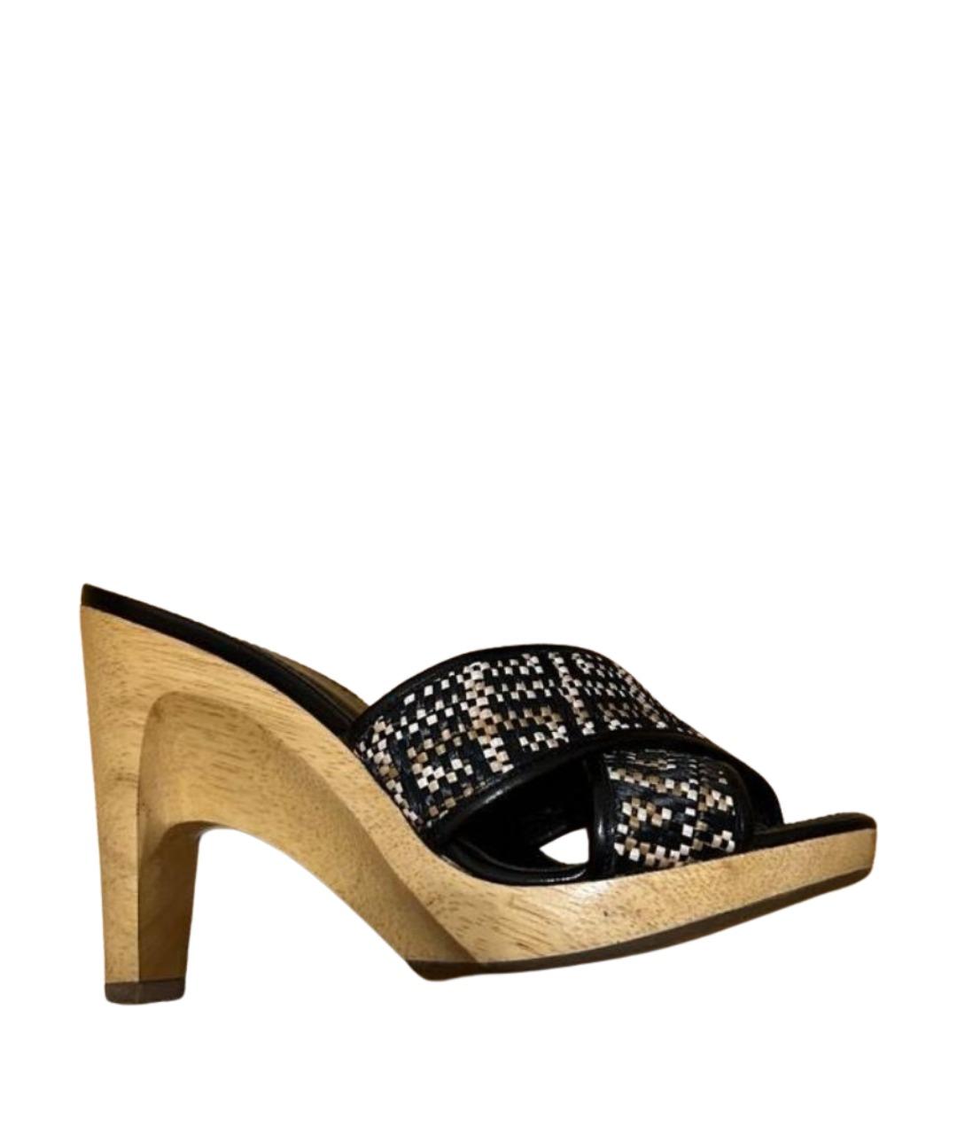 GIVENCHY Мульти кожаные сабо, фото 1