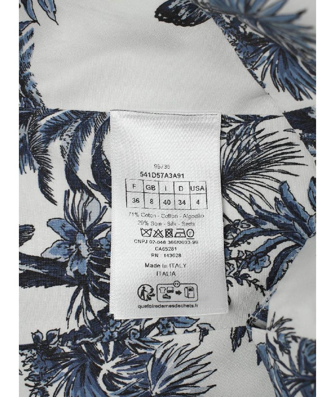 CHRISTIAN DIOR Белый хлопковый сарафан, фото 6