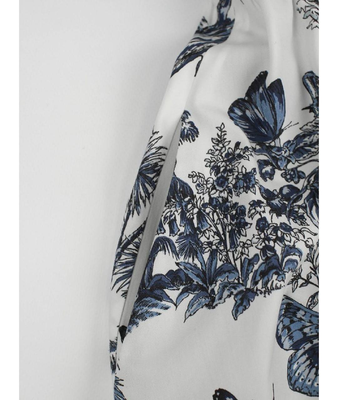 CHRISTIAN DIOR Белый хлопковый сарафан, фото 7