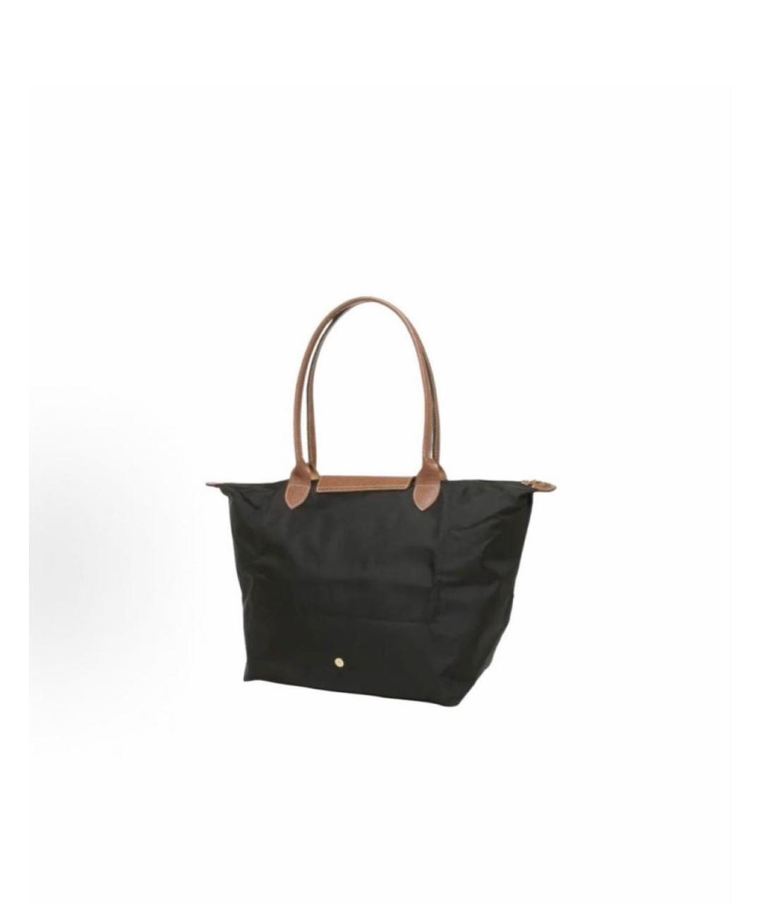 LONGCHAMP Черная сумка с короткими ручками, фото 3