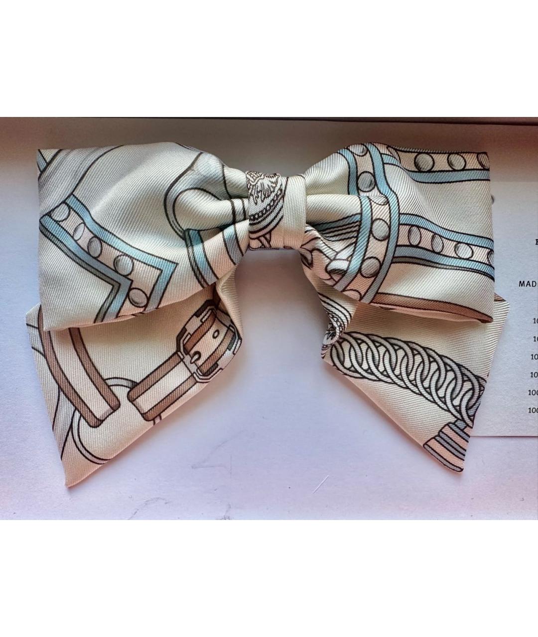 HERMES Бежевая заколка, фото 3