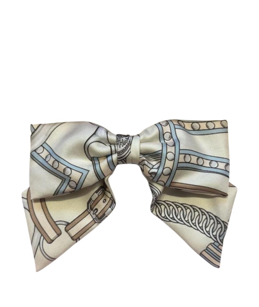 HERMES Бежевая заколка, фото 1