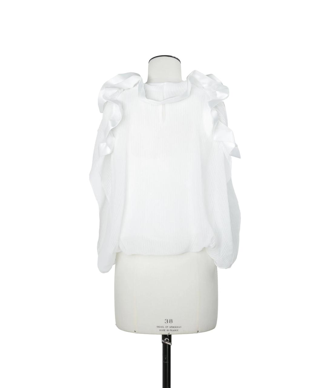 SACAI Белый полиэстеровый джемпер / свитер, фото 2