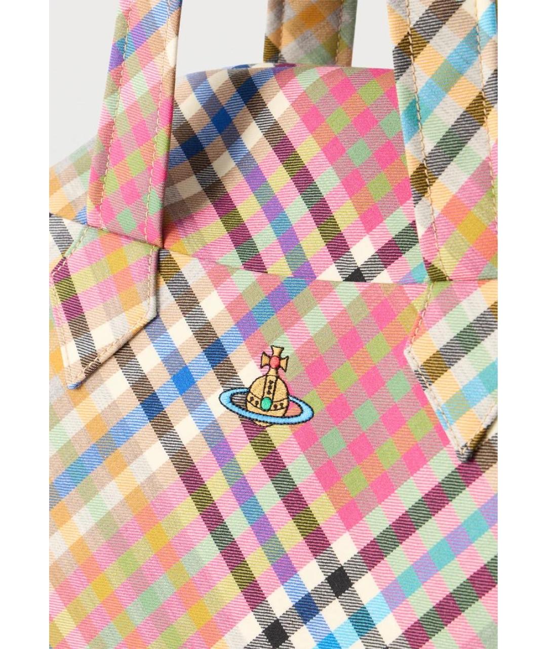 VIVIENNE WESTWOOD Мульти тканевая сумка тоут, фото 2