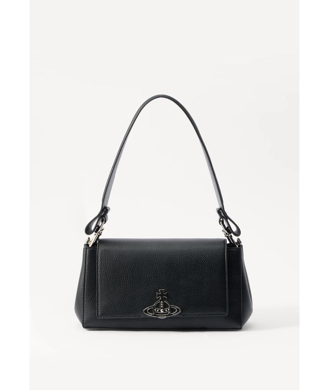 VIVIENNE WESTWOOD Черная сумка через плечо из искусственной кожи, фото 3