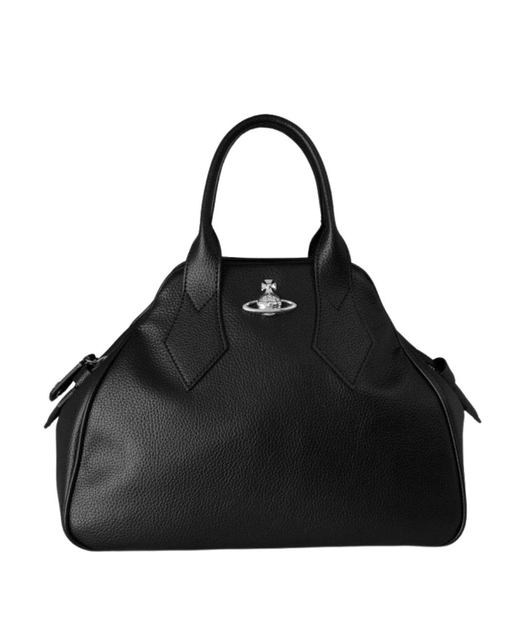 VIVIENNE WESTWOOD Черная сумка тоут из искусственной кожи, фото 1