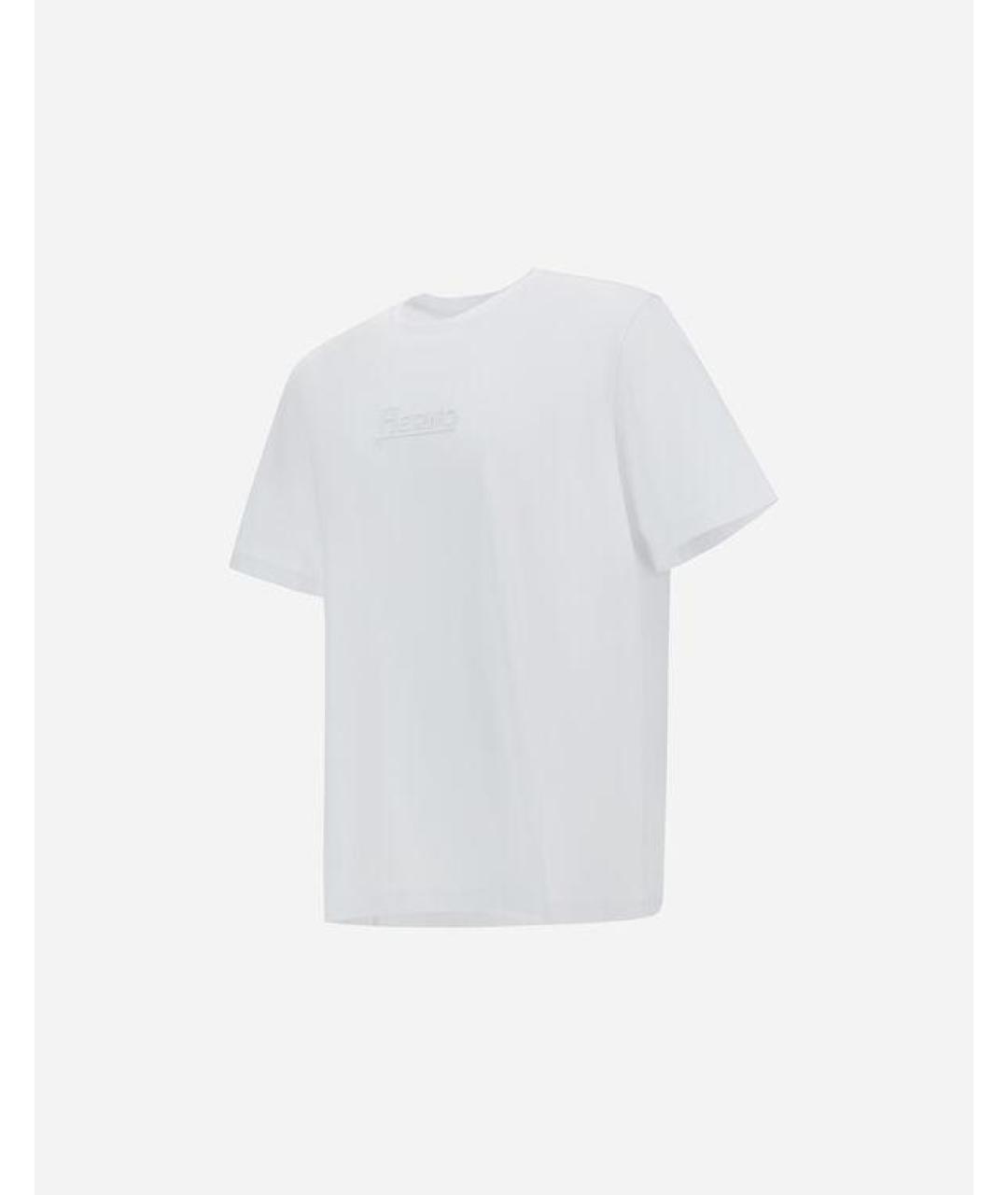 HERNO Белая хлопковая футболка, фото 2