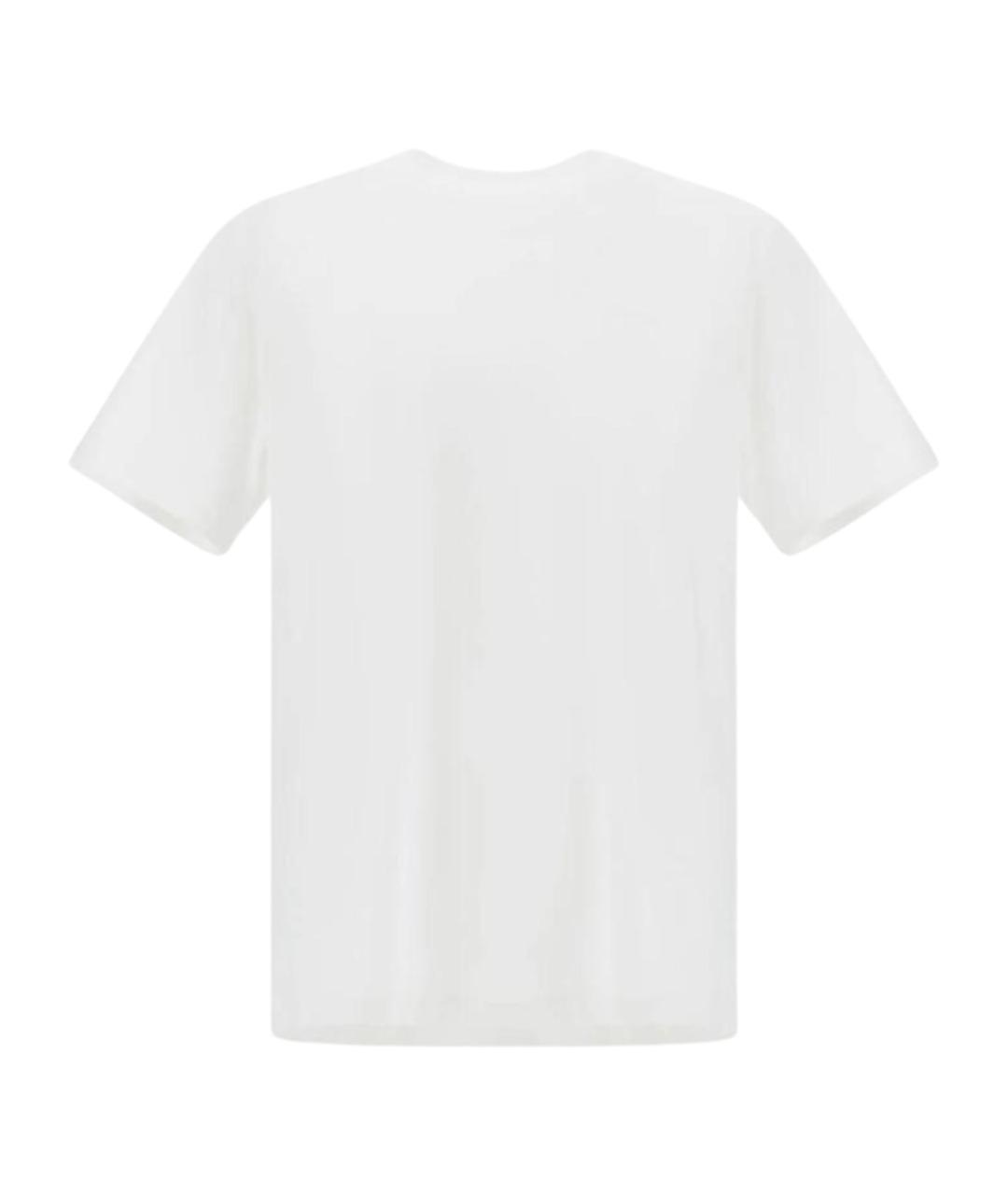 HERNO Белая хлопко-эластановая футболка, фото 1