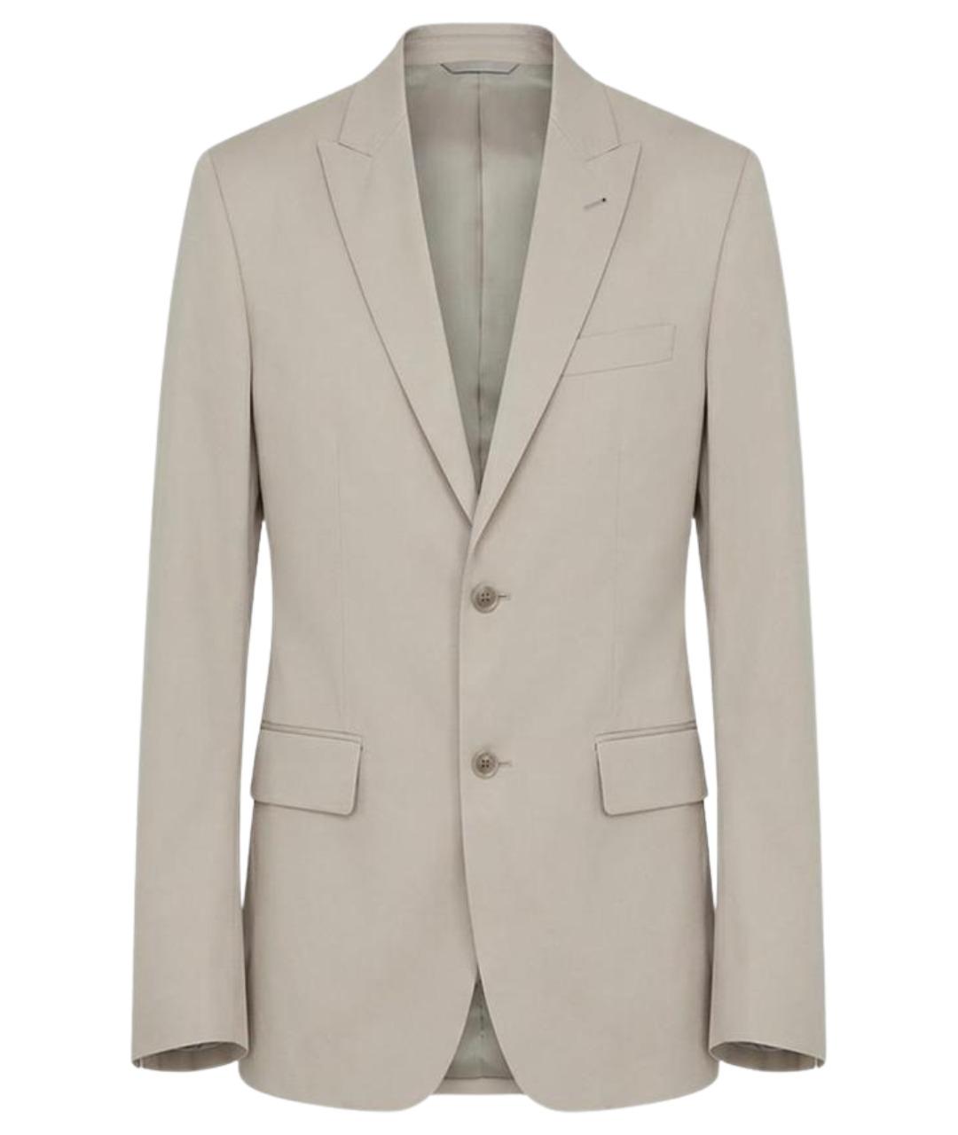 RIER Серый шерстяной пиджак, фото 1