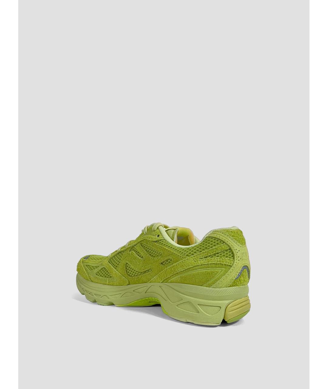 SAUCONY Зеленые текстильные низкие кроссовки / кеды, фото 3