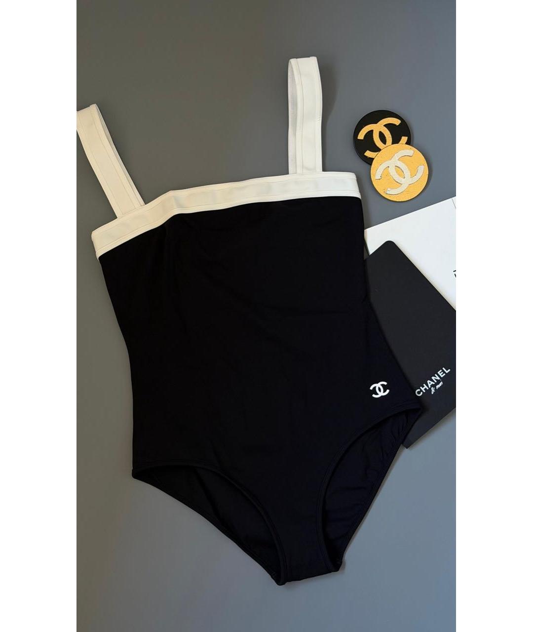CHANEL Черный купальник, фото 3