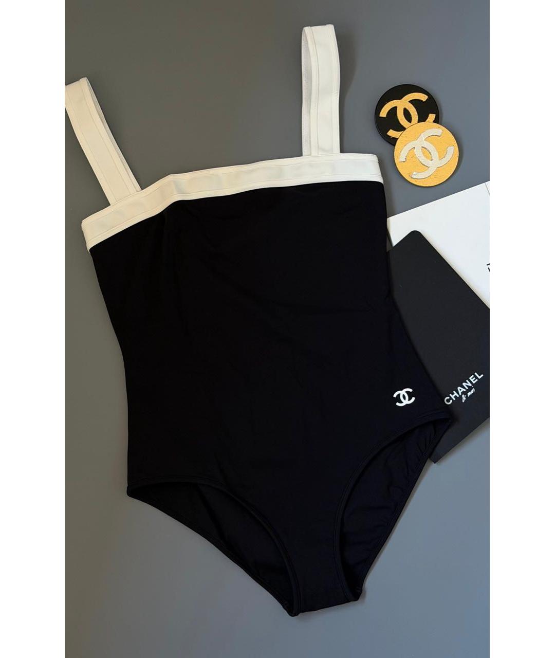 CHANEL Черный купальник, фото 2