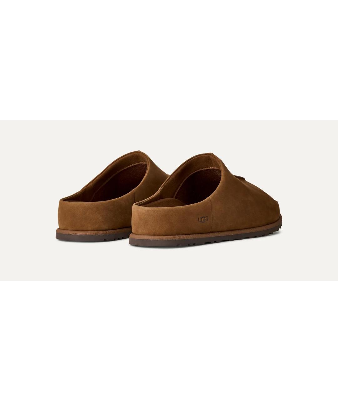 UGG AUSTRALIA Коричневые замшевые сандалии, фото 3