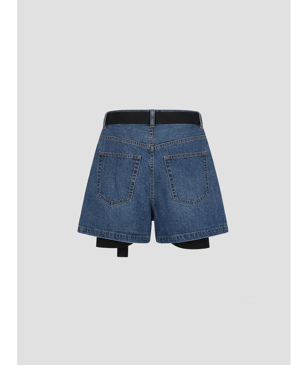 SACAI Черные шерстяные шорты, фото 2