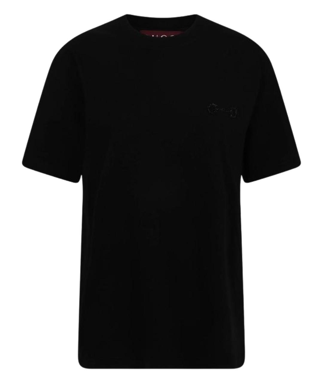 GUCCI Черная хлопковая футболка, фото 1