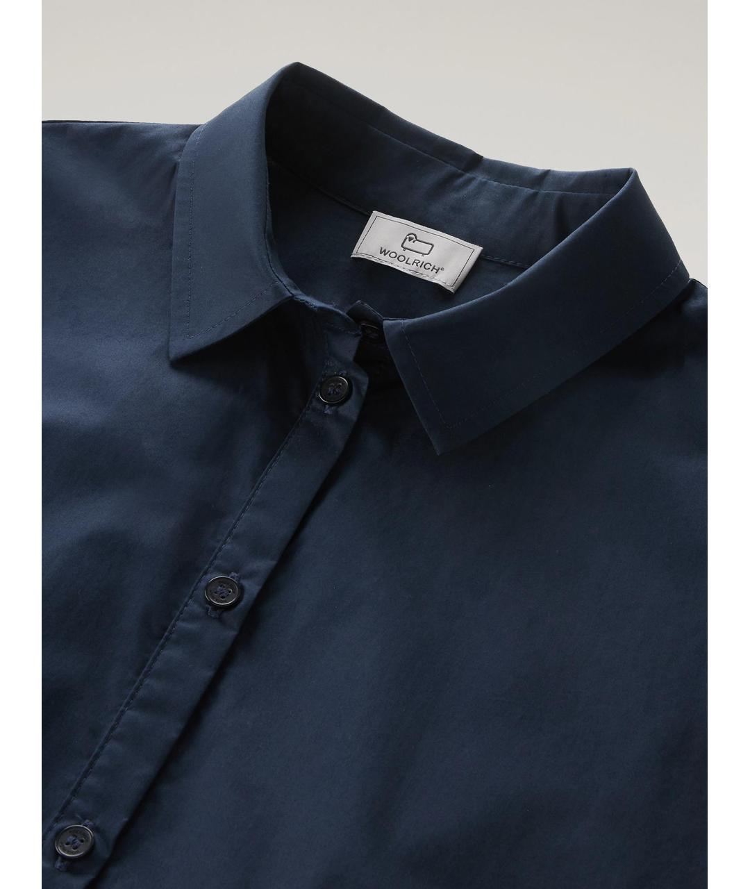 WOOLRICH Синее хлопковое повседневное платье, фото 2