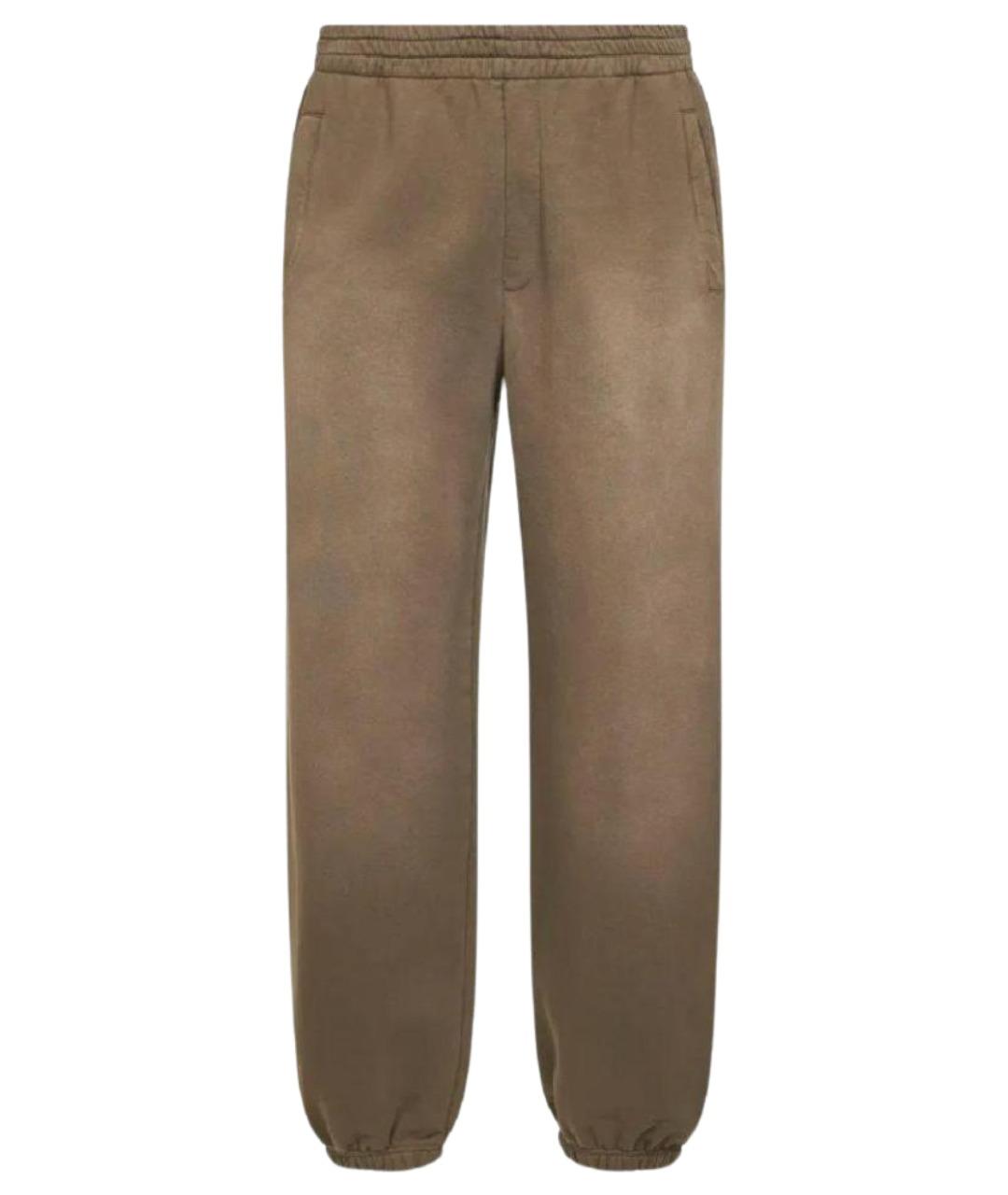 GOLDEN GOOSE DELUXE BRAND Бежевые хлопковые спортивные брюки и шорты, фото 1