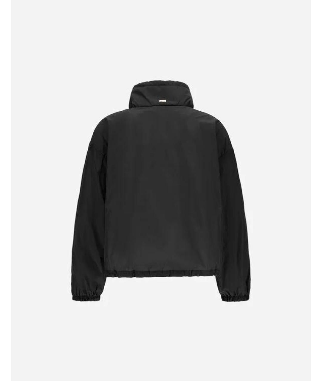 HERNO Черная полиэстеровая куртка, фото 2