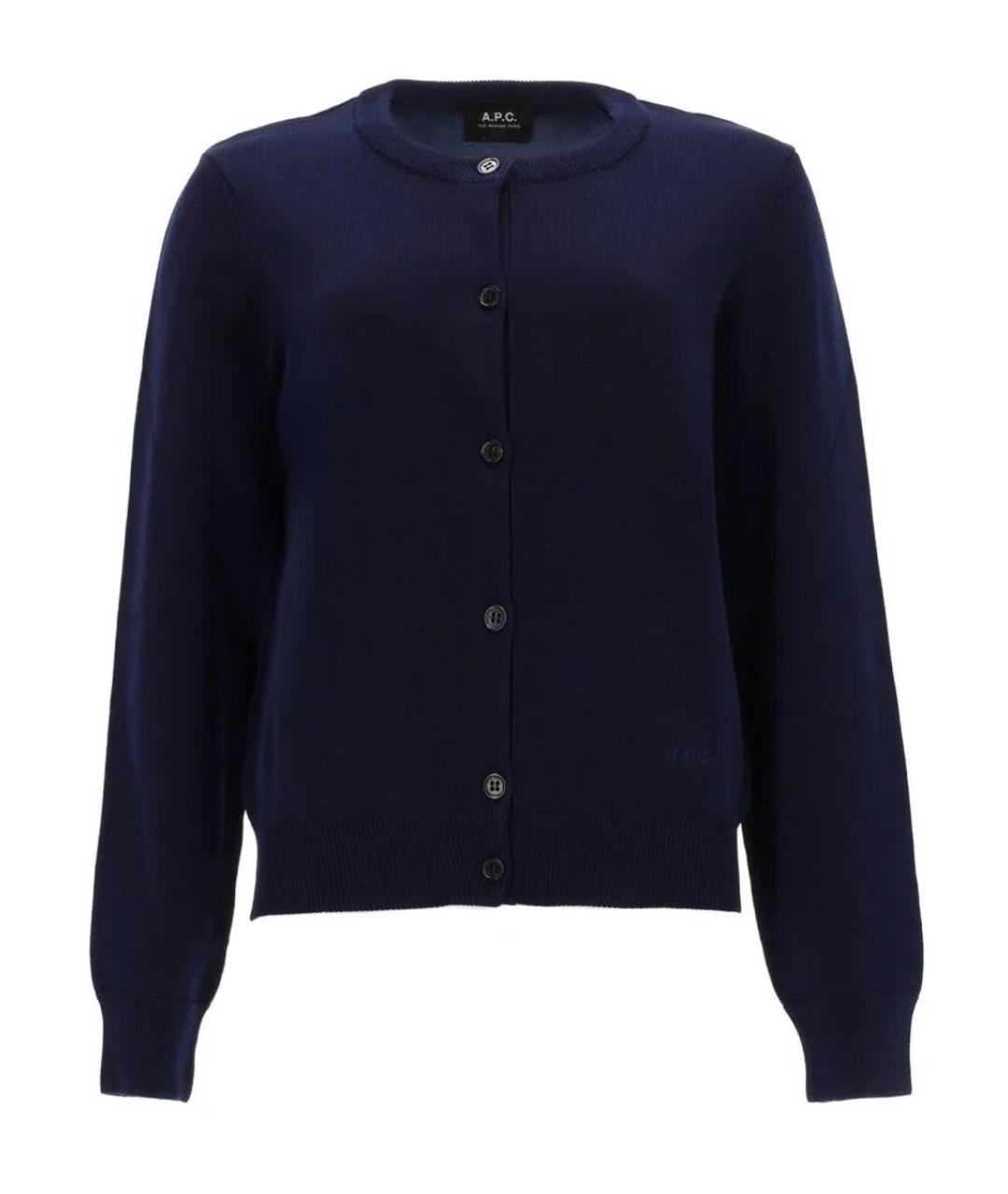A.P.C. Темно-синий кардиган, фото 1