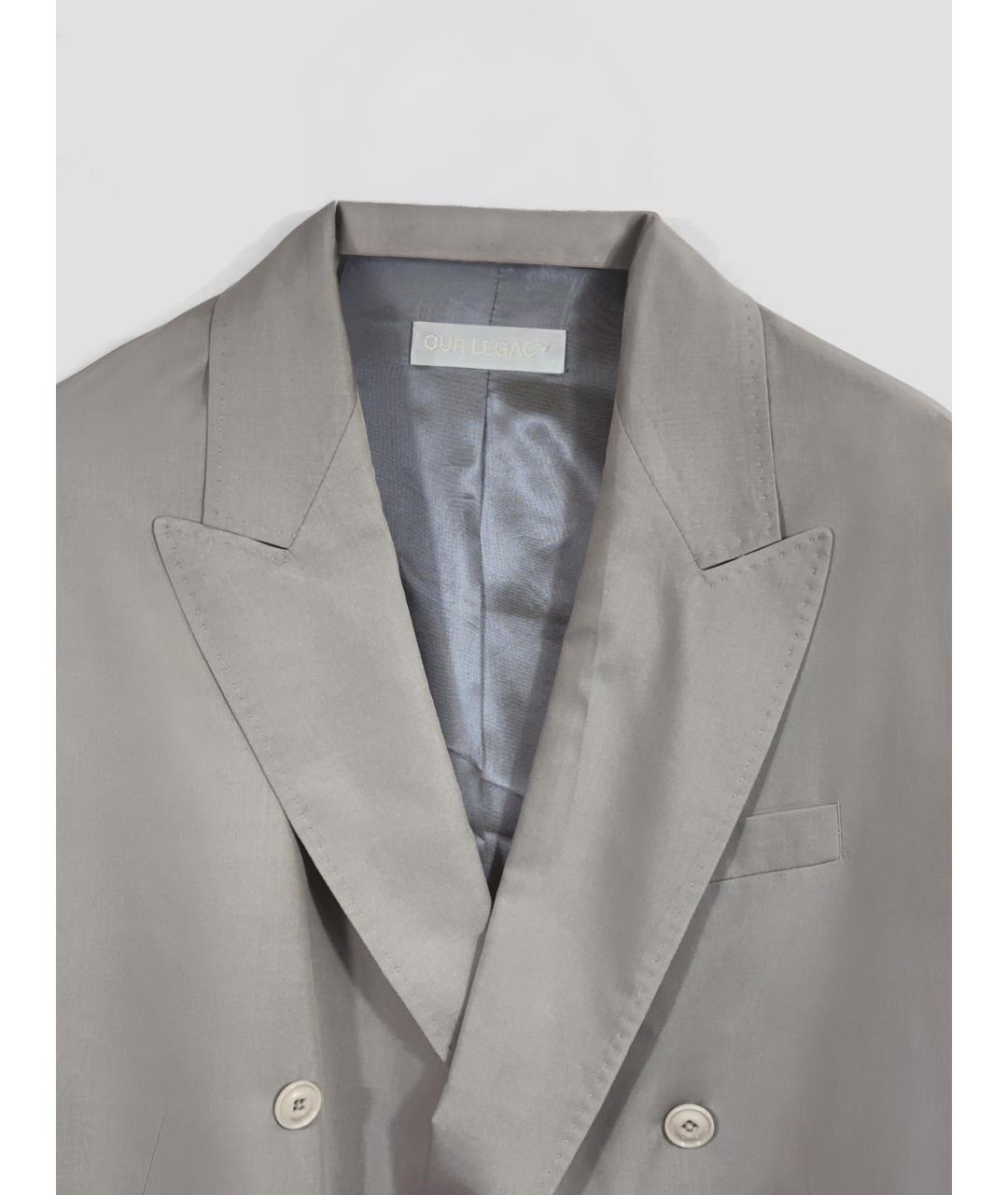 OUR LEGACY Серый пиджак, фото 3