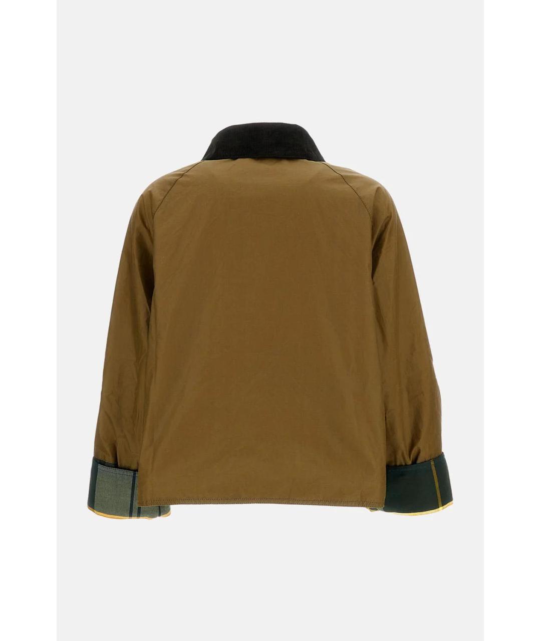 BARBOUR Бежевая хлопковая куртка, фото 2