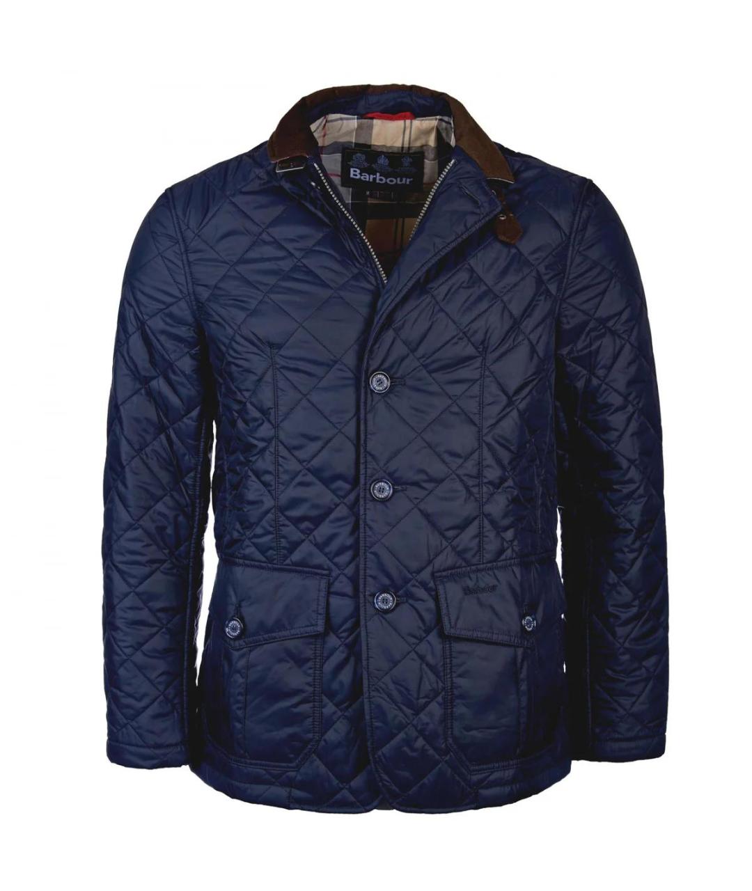 BARBOUR Темно-синяя полиамидовая куртка, фото 1