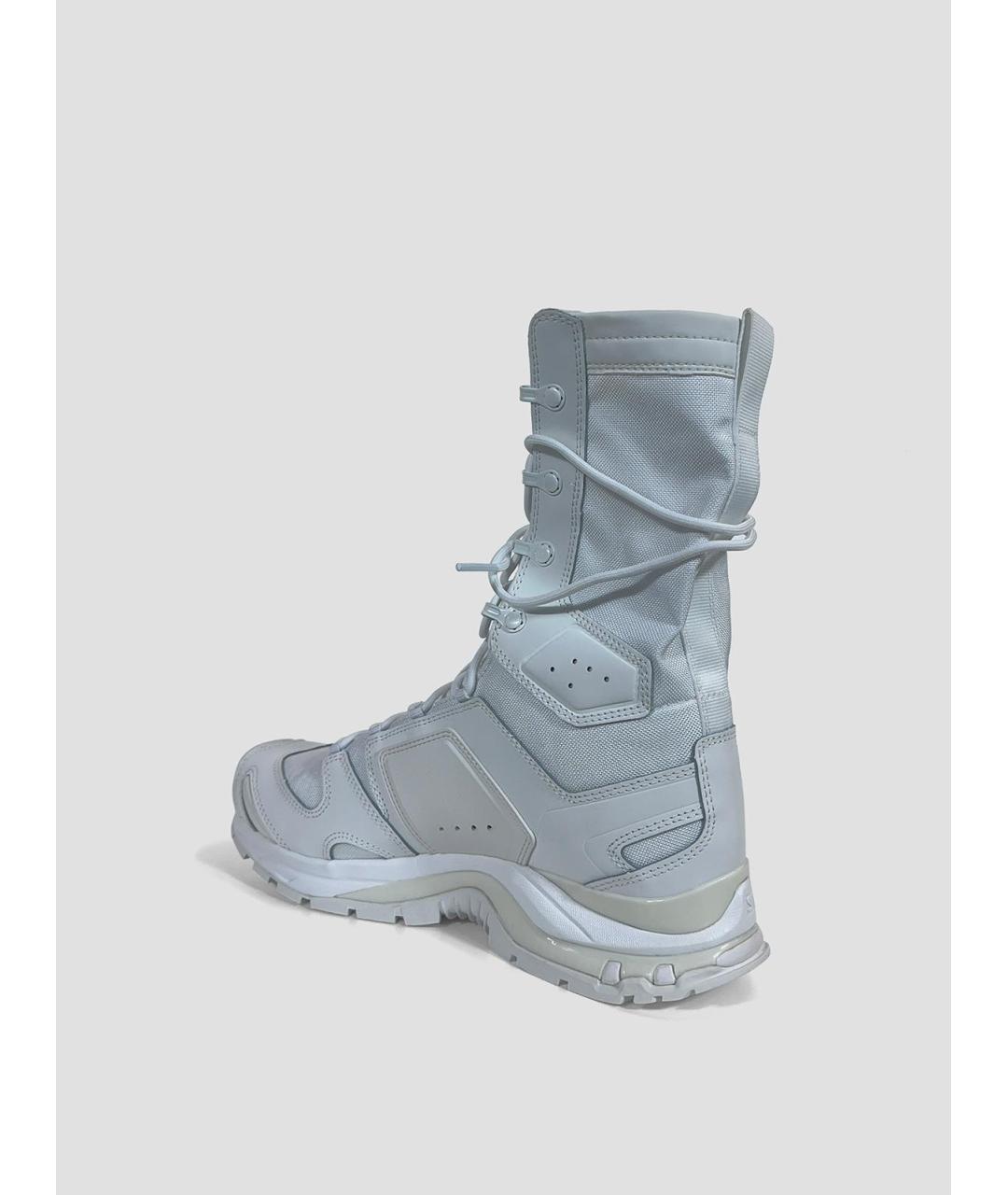 RIER Белые текстильные высокие ботинки, фото 3