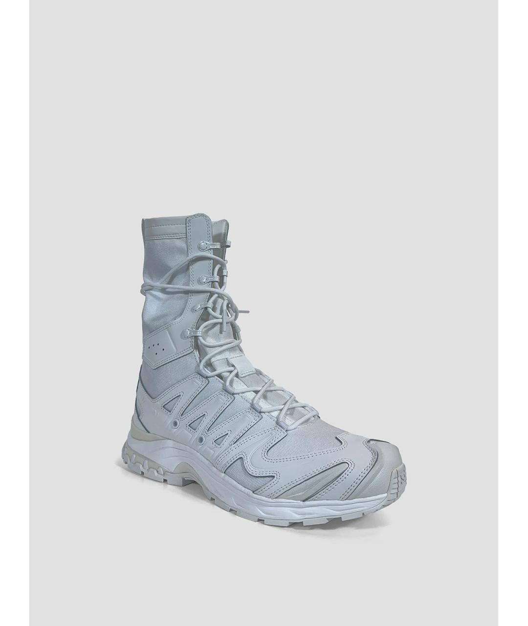 RIER Белые текстильные высокие ботинки, фото 2