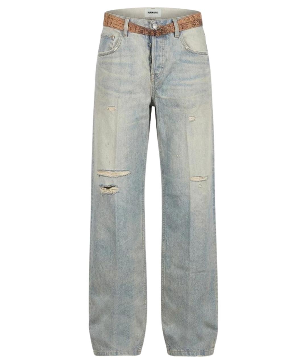 HAIKURE Хлопковые прямые джинсы, фото 1