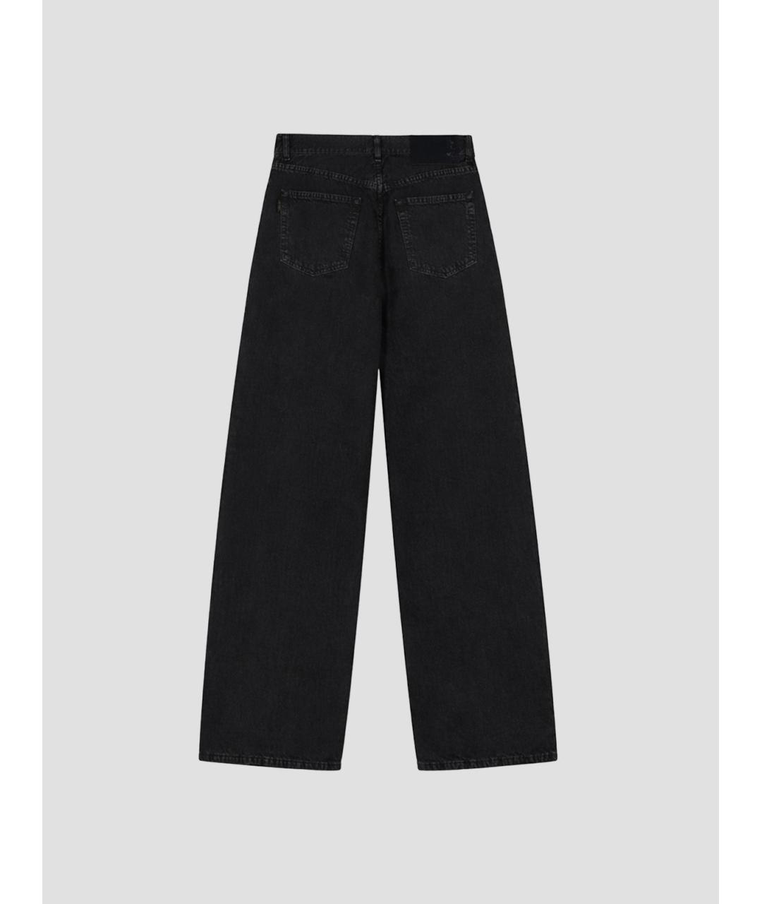 HAIKURE Серые хлопковые прямые джинсы, фото 2