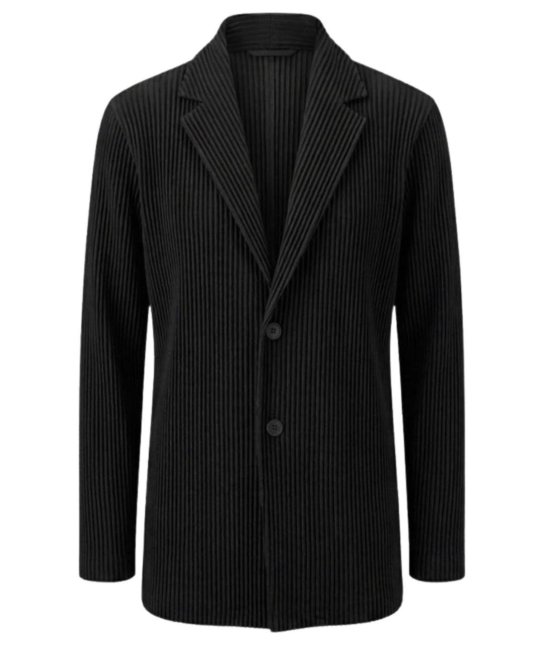 HOMME PLISSE ISSEY MIYAKE Черный полиэстеровый пиджак, фото 1