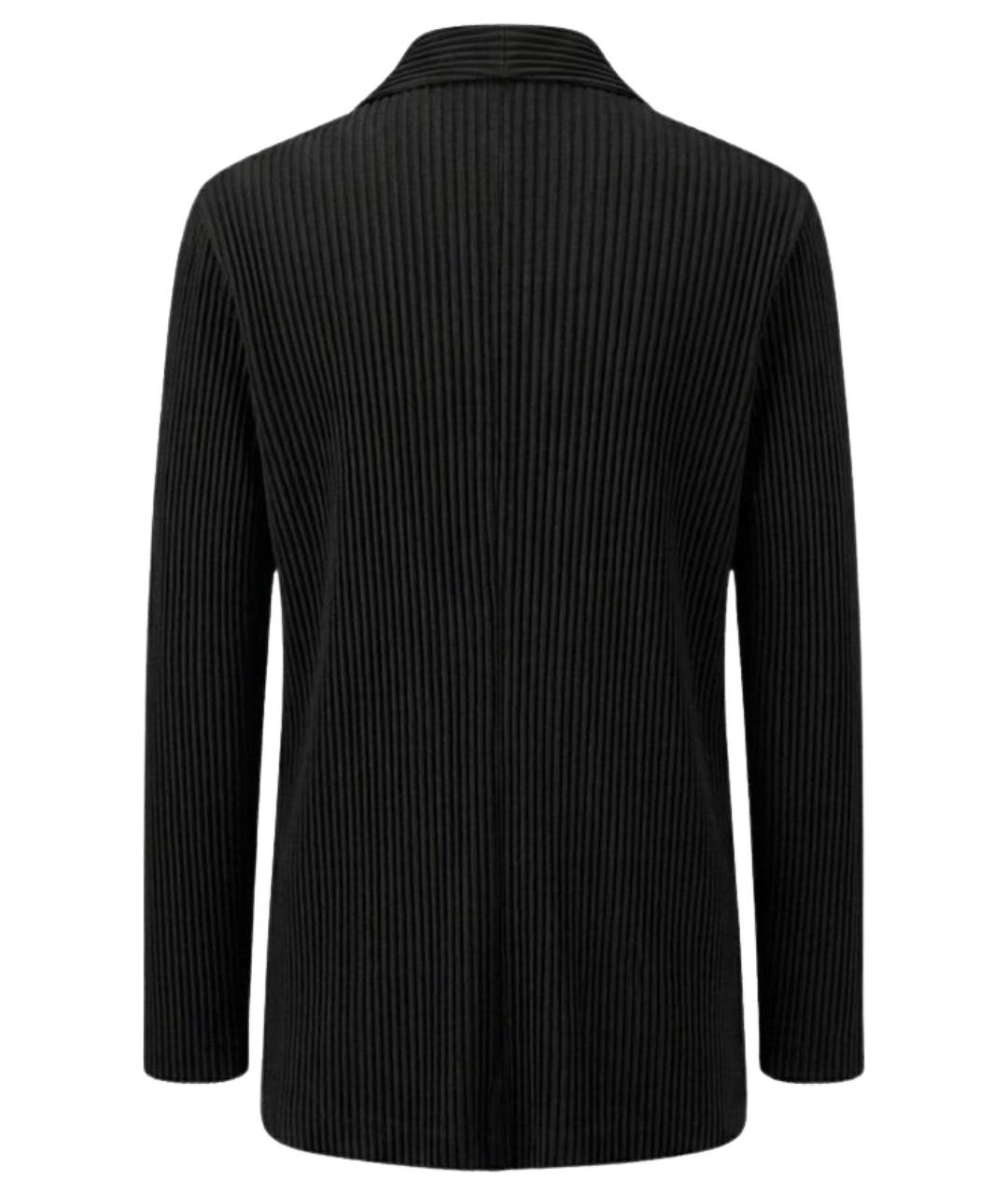 HOMME PLISSE ISSEY MIYAKE Черный полиэстеровый пиджак, фото 2