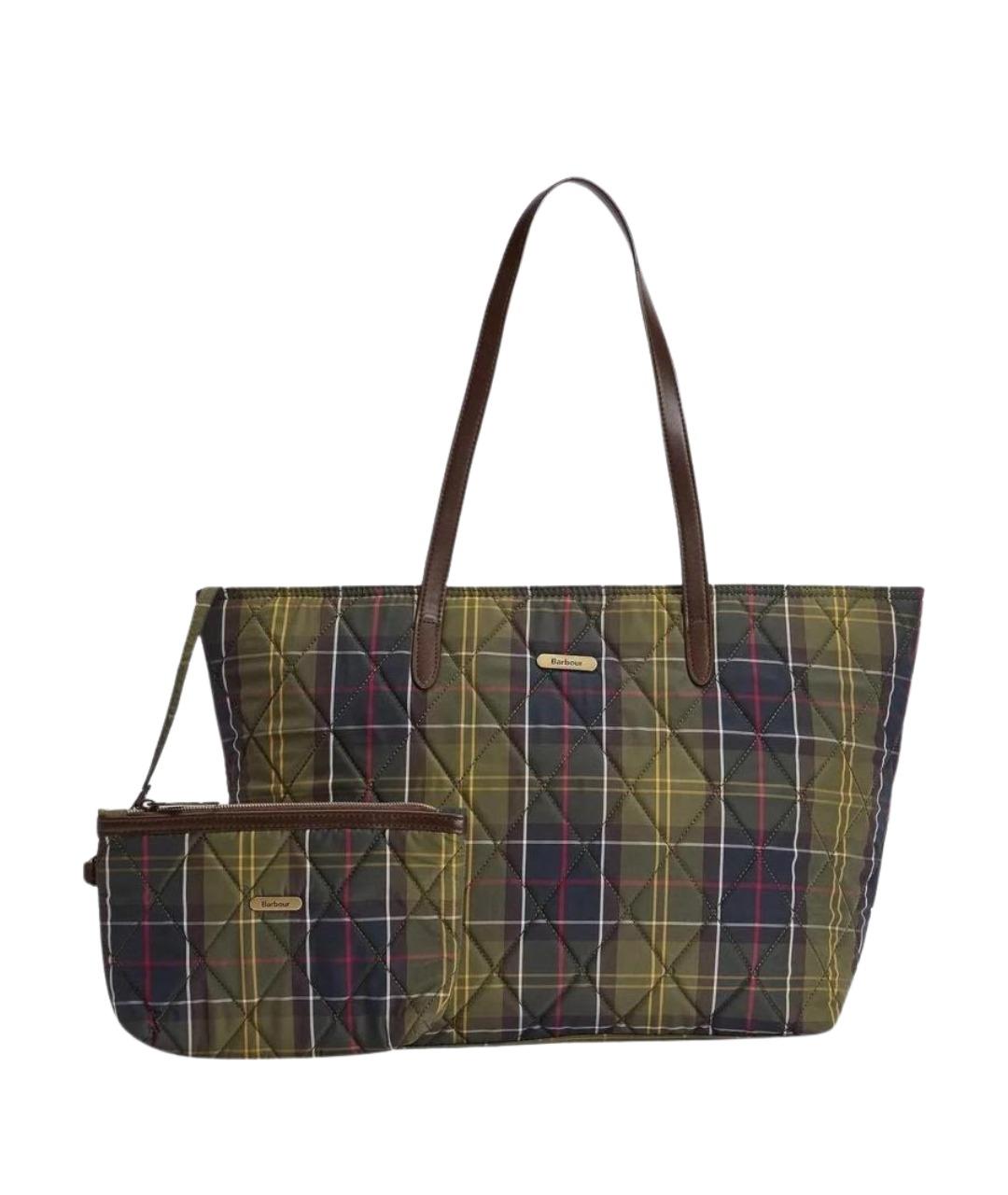 BARBOUR Мульти синтетическая сумка тоут, фото 1